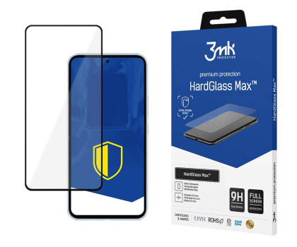 Szkło i folia ochronna 3MK HardGlass Max do Samsung Galaxy A55 5G / Galaxy A35 5G
